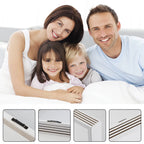 Family Handprint Kit Clear DIY Handmade Keepsake Wooden Frame Newborn Keepsake Baby Handprint and Footprint Kit for Parents