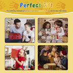 Family Handprint Kit Clear DIY Handmade Keepsake Wooden Frame Newborn Keepsake Baby Handprint and Footprint Kit for Parents